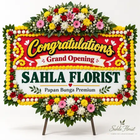 Papan Bunga Ucapan Selamat Toli Toli