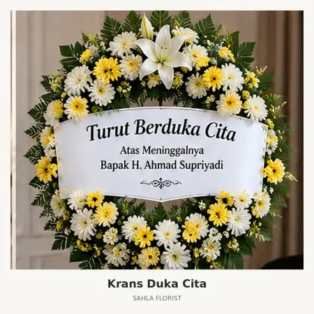 Krans Bunga Duka Toli Toli